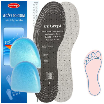 Picture of Insoles CARBON CLASSIC CUT-OFF with an additional heel edge.