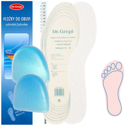 Picture of Insoles TERRY CLOTH CUT-OFF with an additional heel wedge