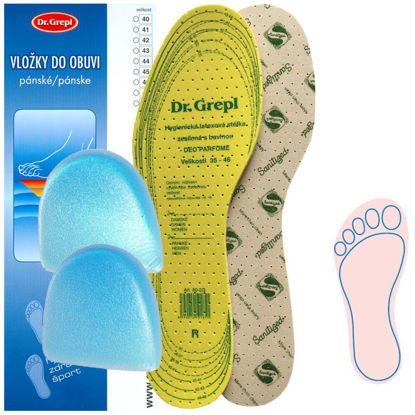 Picture of Insoles SANITIZED CUT-OFF with a heel edge