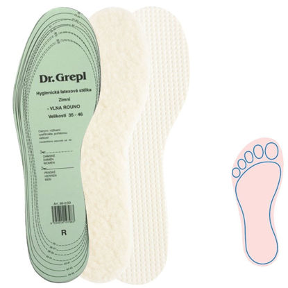 Picture of Insoles WOOL FLEECE CUT-OFF