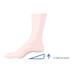 Picture of Heel pad - "tear drop"